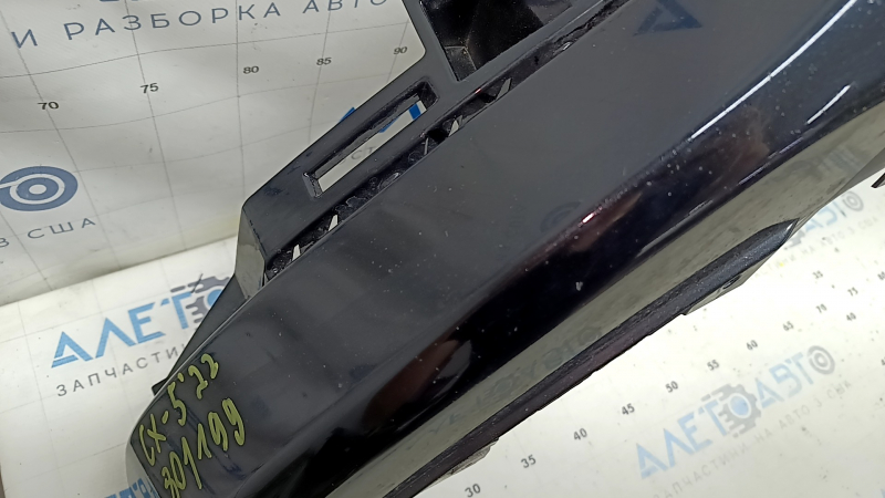 Губа переднего бампера Mazda CX-5 22-25 черный 41W, царапины, песок