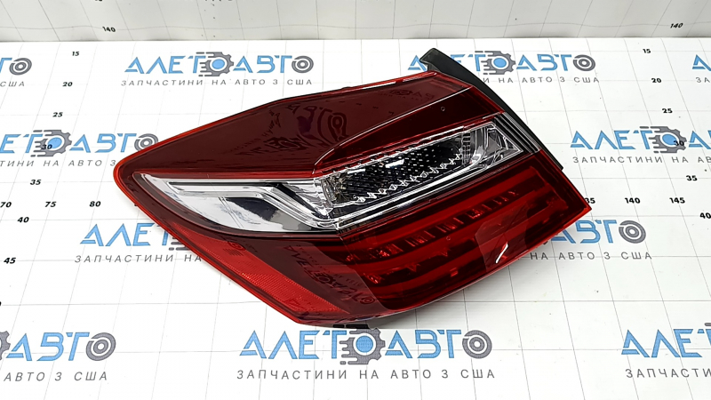 Фонарь внешний крыло левый Honda Accord 16-17 hybrid, рест, LED, DEPO