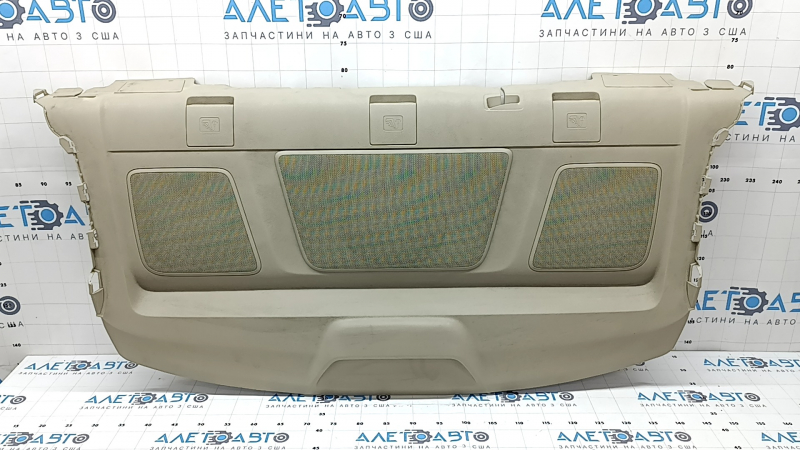 Полка задняя Honda Accord 2013-2017, бежевая, с потертостями и сломанными креплениями