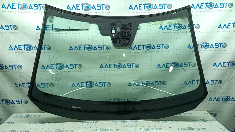 Лобовое стекло Mazda CX-5 19-25 под проекцию, smart brake с подогревом зоны дворников, сколы, песок, надлом крепления