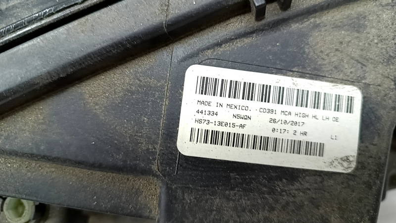 Фара передняя левая в сборе Ford Fusion mk5 17-20 LED, с DRL, с блоком, сколы, царапины, потерта