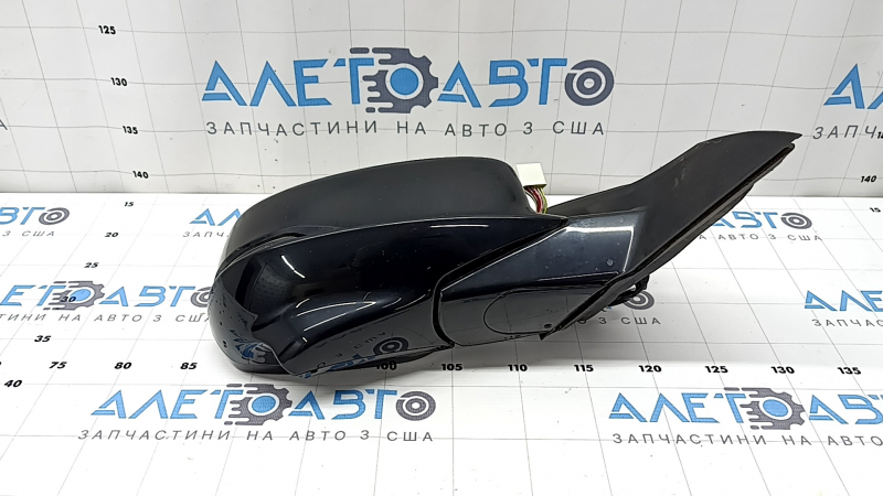 Зеркало боковое правое в сборе Honda Accord 16-17 12 пинов, поворотник, камера, черное, POLYWAY