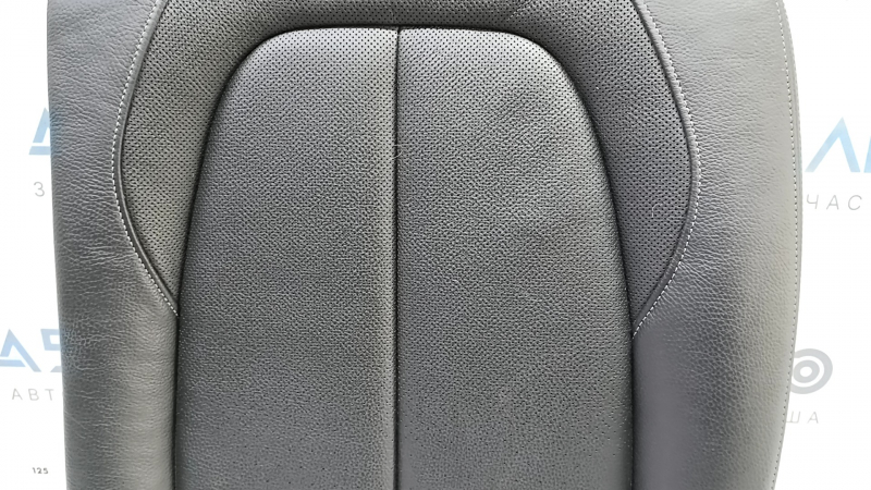 Спинка заднего ряда сидений левая BMW X1 F48 16-22 кожа черная, с перфорацией, с каркасом
