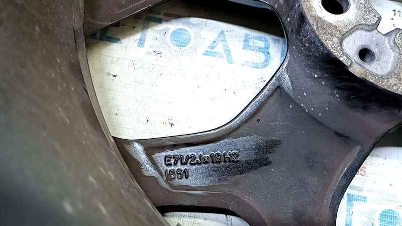 Диск колесный R18 x 7,5J BMW X1 F48 16-20 Style 569, легкая бордюрка
