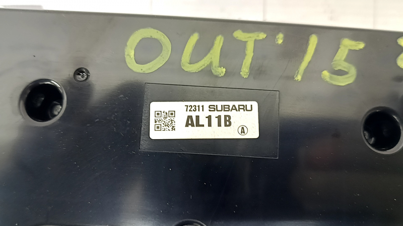 Управление климат-контролем Subaru Outback 15-17 auto, под подогрев сидений, царапины