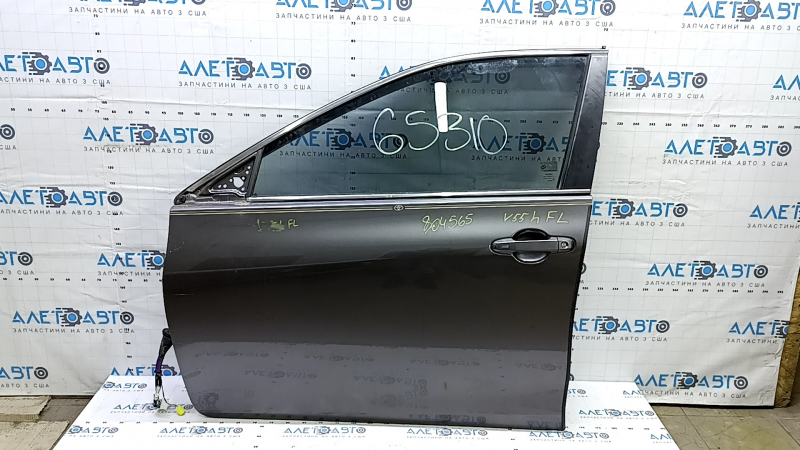 Дверь в сборе передняя левая Toyota Camry v55 15-17 usa, графит 1H1, keyless, тычки на молдинге