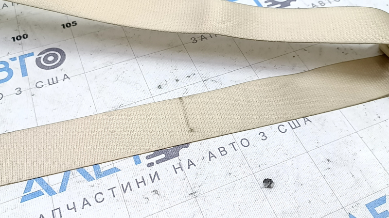 Пассажирский ремень безопасности Toyota Camry v55 15-17 usa бежевый, под чистку