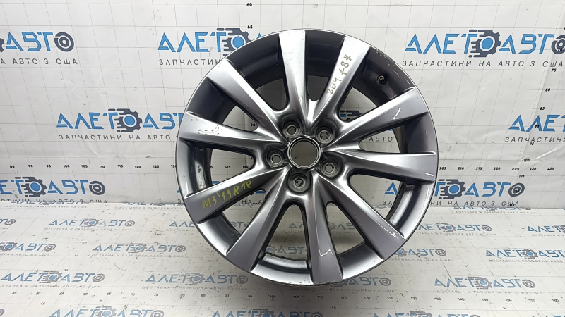 Диск колесный R18x7J ET45 Mazda 3 19-24 серебро, легкая бордюрка