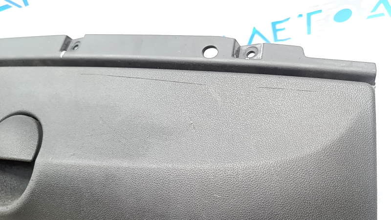 Перчаточный ящик, бардачок Fiat 500 12-19 черный, 2 части, царапины