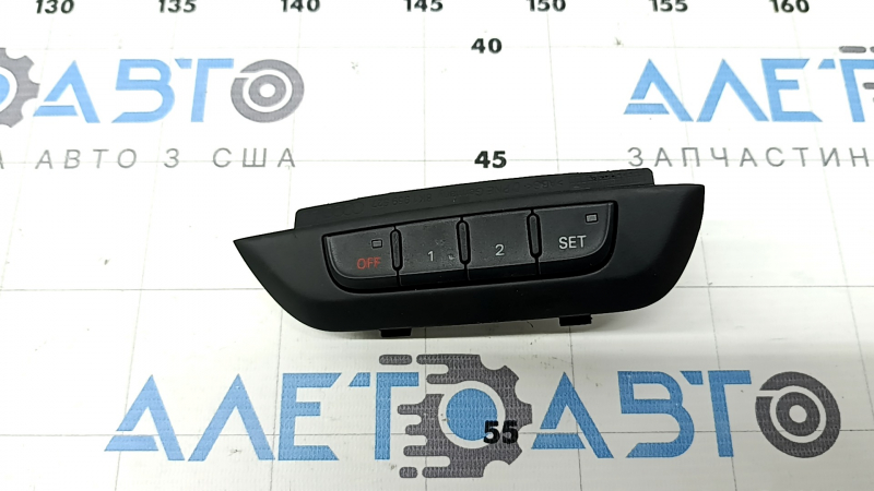 Кнопки памяти сиденья переднего левого Audi A4 B8 13-16 рест тип 2 черная накладка, надломано крепление