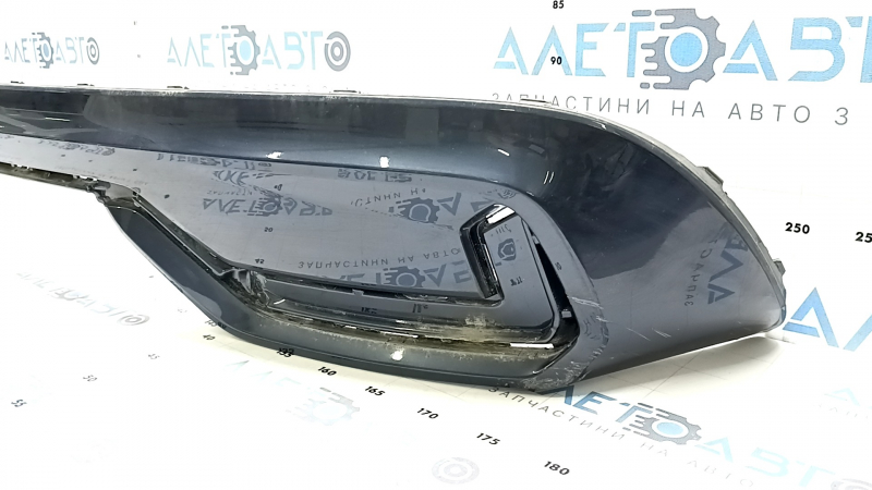 Губа заднего бампера Volvo XC60 22-26 синяя, R-Design, царапины