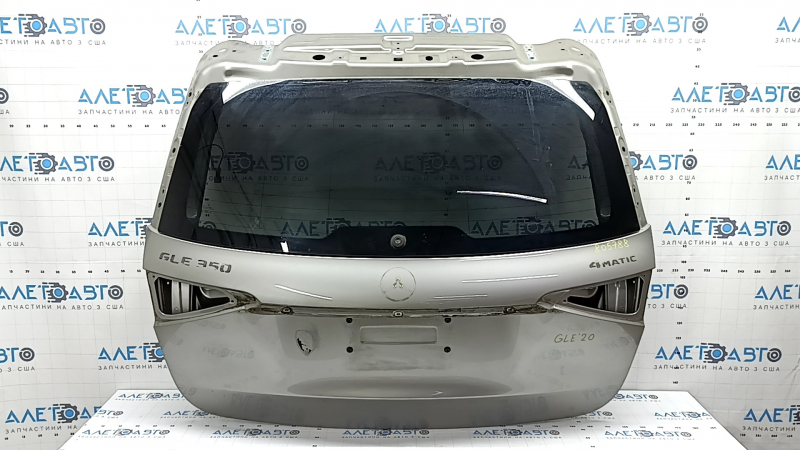Дверь багажника голая со стеклом Mercedes W167 GLE 350 450 20-26 тонировка, серебро 859