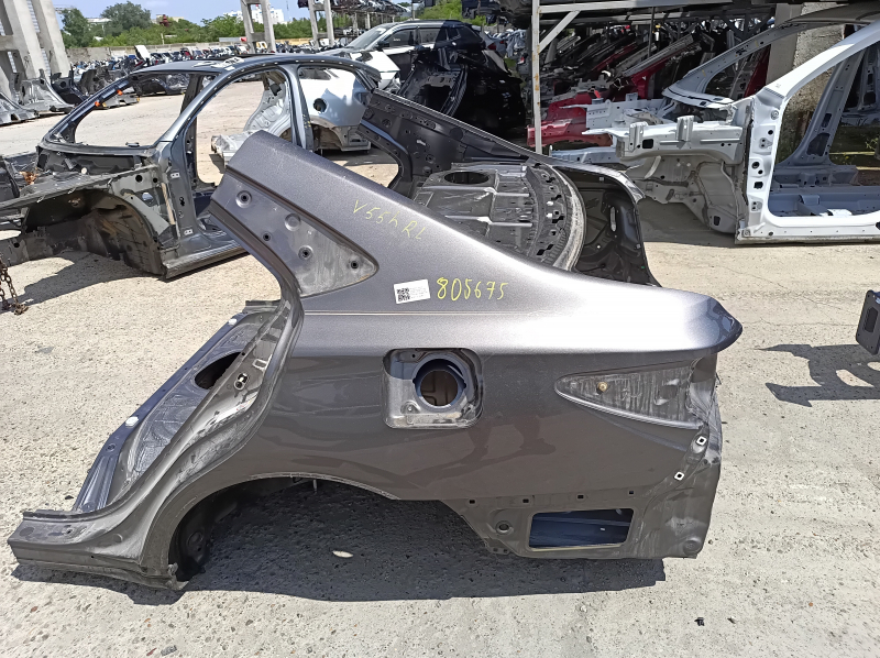 Четверть крыло задняя левая Toyota Camry v55 15-17 usa, на кузове, графит 1H1