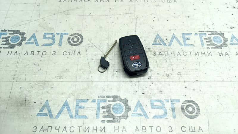 Ключ smart Toyota Venza 21- 4 кнопки, с жалом, царапины