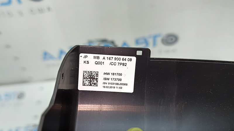 Подрулевые переключатели гитара в сборе Mercedes W167 GLE 350 450 20-22 черные с шлейфом без подогрева руля, под регулировкой рулевой колонки, потерт