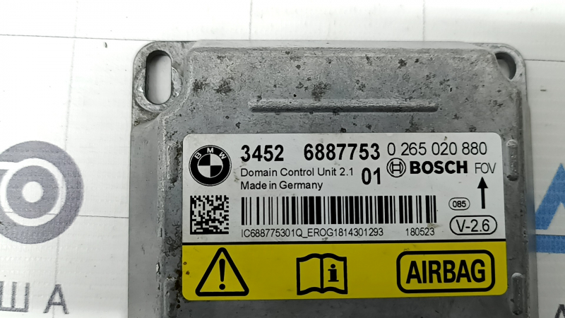 Модуль srs airbag компьютер подушек безопасности BMW 3 F30 12-18 ICM
