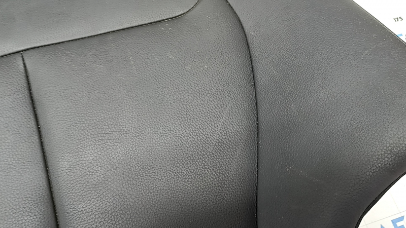 Подушка заднего сидения BMW 3 F30 16-18 кожа черная серая строчка, царапины, под чистку