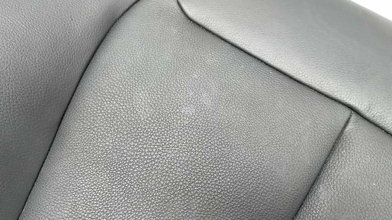 Подушка заднего сидения BMW 3 F30 16-18 кожа черная серая строчка, царапины, под чистку