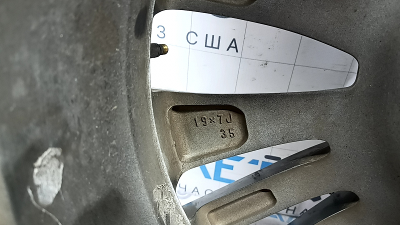 Диск колесный R19 x 7J Toyota Venza 21-24 XLE Limited легкая бордюрка