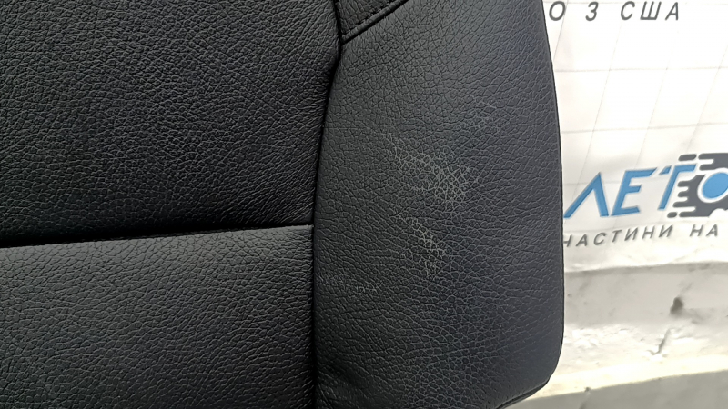 Заднее сидение левое Volvo XC90 16-22 кожа черная под 3 ряда, под химчистку, примято