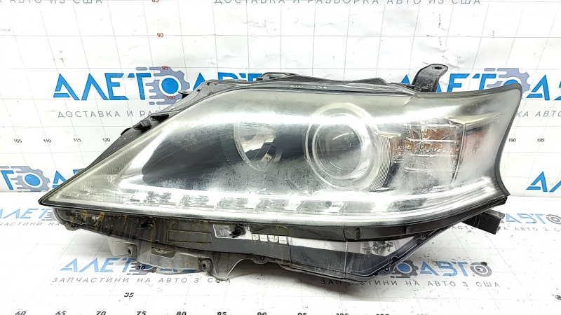 Фара передняя левая в сборе Lexus RX350 RX450h 13-15 рест ксенон, под полировку