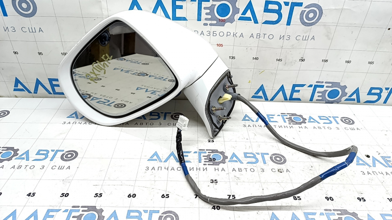 Дзеркало бічне ліве у зборі Lexus RX350 RX450h 10-15 15 пінів, автозатемнений, поворотник, підсвічування, біле