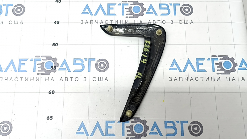 Накладка воздуховода на крыле левая BMW 4 F32/33/36 14-17 черный глянец