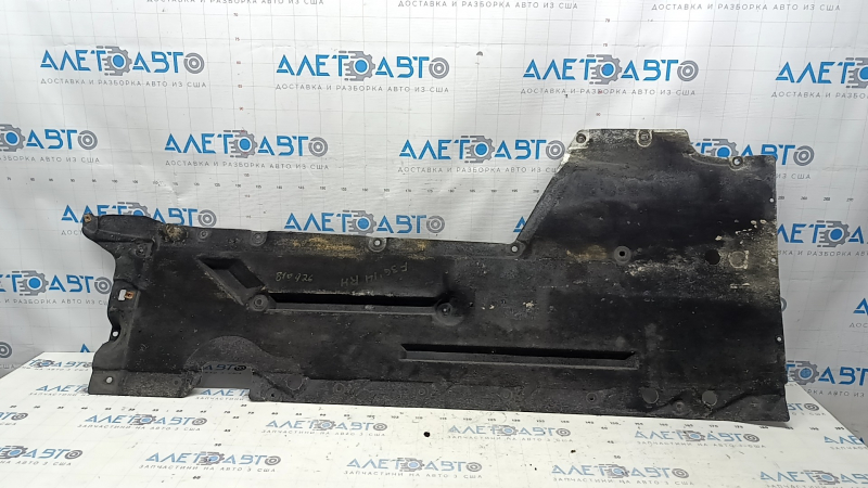 Защита днища передняя правая BMW 4 F32/33/36 14-20 надломы, затерта