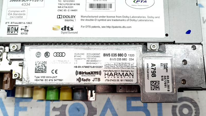 NAVIGATION MULTIMEDIA RADIO Audi A5 F5 18-20
