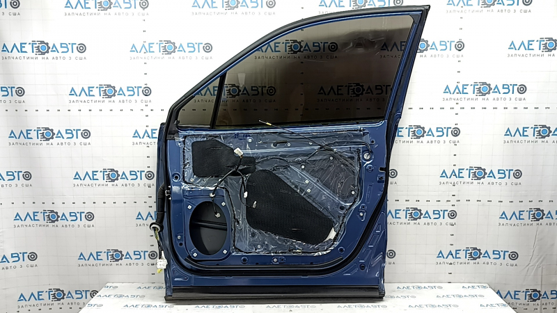 Дверь в сборе передняя правая Subaru Forester 19-24 SK keyless, синий SAZ, вмятина