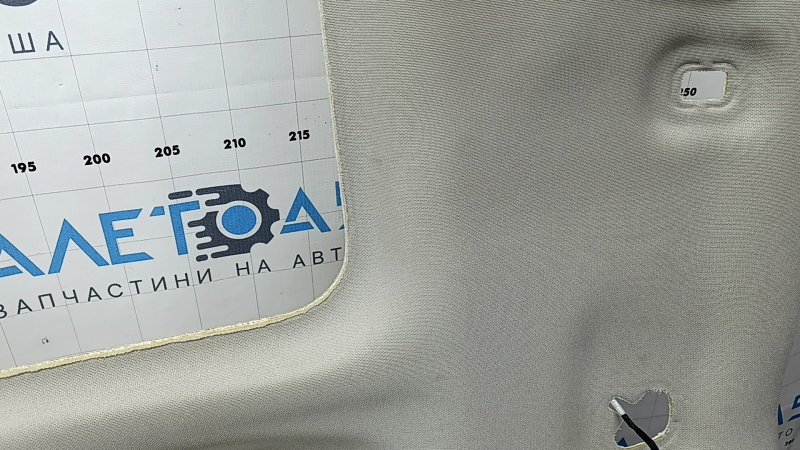 Обшивка потолка Subaru Forester 19-21 SK серая, под люк, под чистку, потерта