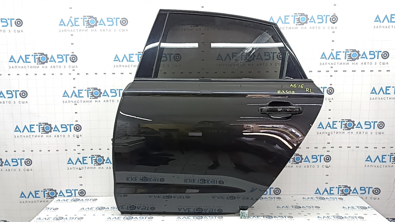 Дверь в сборе задняя левая Audi A6 C7 12-18 keyless, графит LX7U