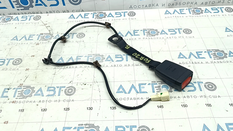 Защелка водительского ремня безопасности Subaru Forester 19-24 SK черная, с проводом