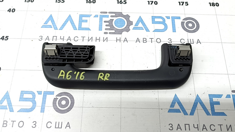 Ручка потолка задняя правая Audi A6 C7 12-18 черная, царапины