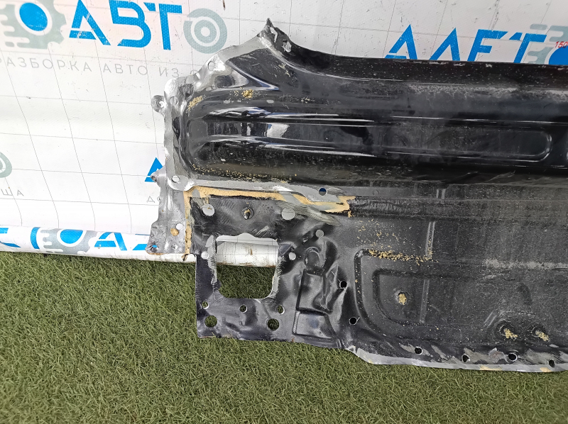 Задняя панель Audi A3 8V 15-18 4d, 2 части, черный LY9T, высверлено