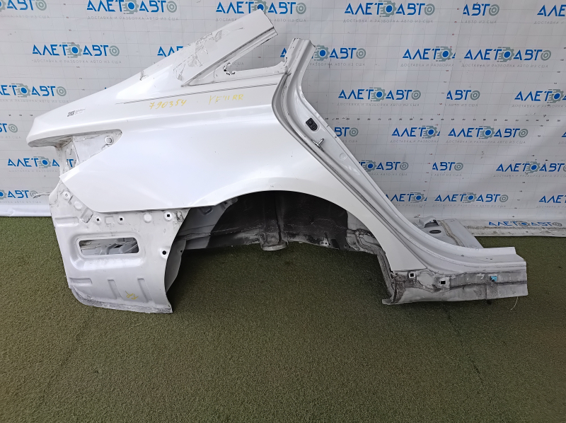 Четверть крыло задняя правая Hyundai Sonata 11-15 белая, отпилена
