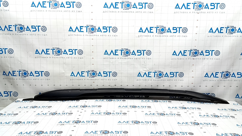 Рейлинг продольный правый Ford Ecosport 18-22 черный, под поперечные рейлинги, 2 части