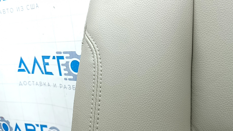 Спинка заднего ряда сидений 2 ряд правая Ford C-max MK2 13-18 кожа бежевая, контакт с водой, помята, под чистку