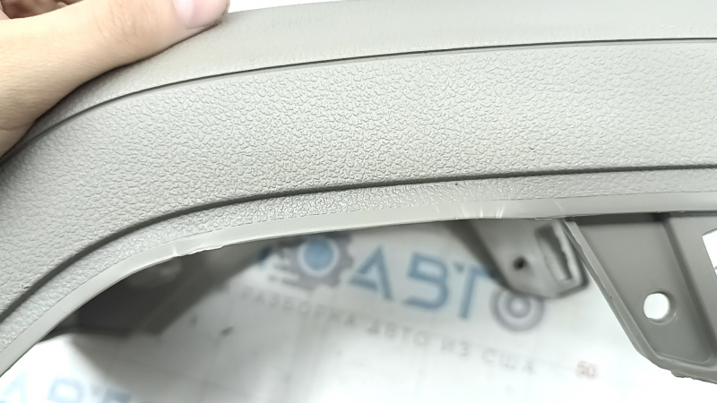 Накладка центральной консоли задняя Ford C-max MK2 13-18 серая, с подсветкой, царапины