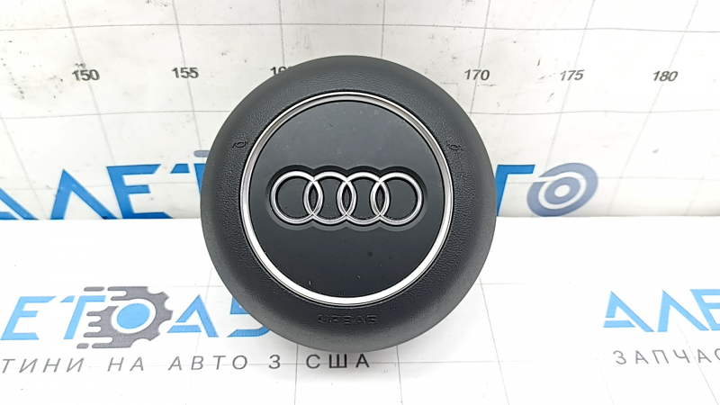 Подушка безопасности airbag в руль водительская Audi A4 B9 17-24 серая, надломано крепление