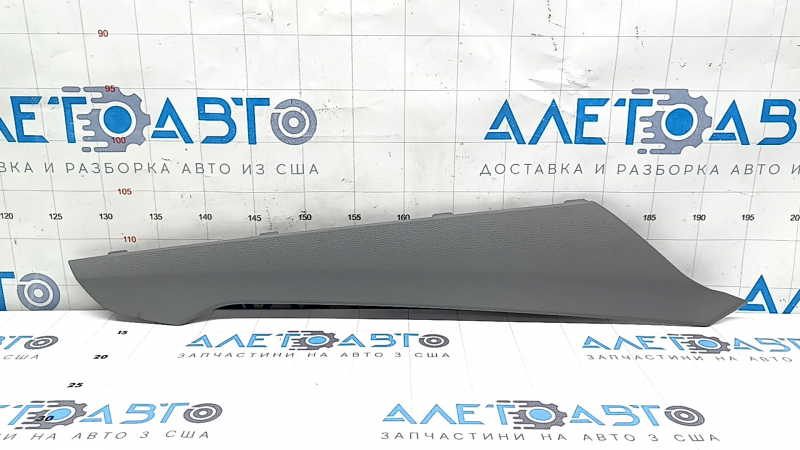 Накладка центральной консоли верхняя правая Audi A4 B9 17-25 серая