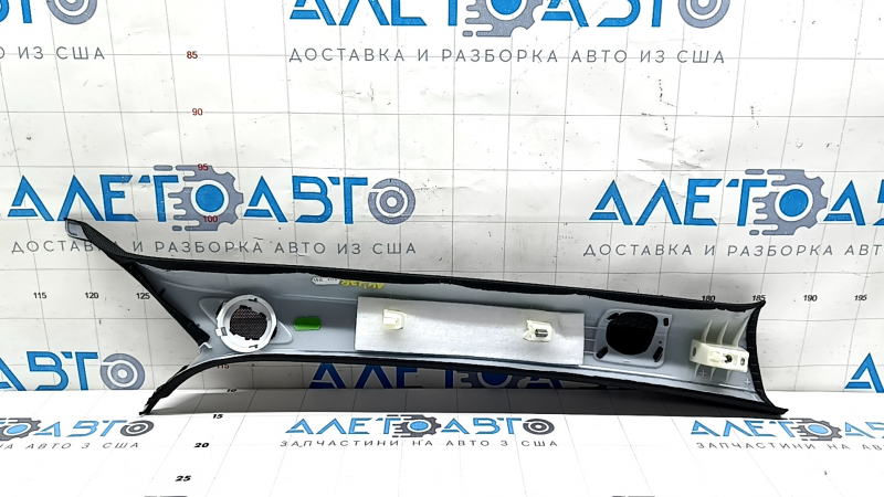 Накладка передней стойки верхняя левая Audi A4 B9 18-25 черная, Bang and Olufsen