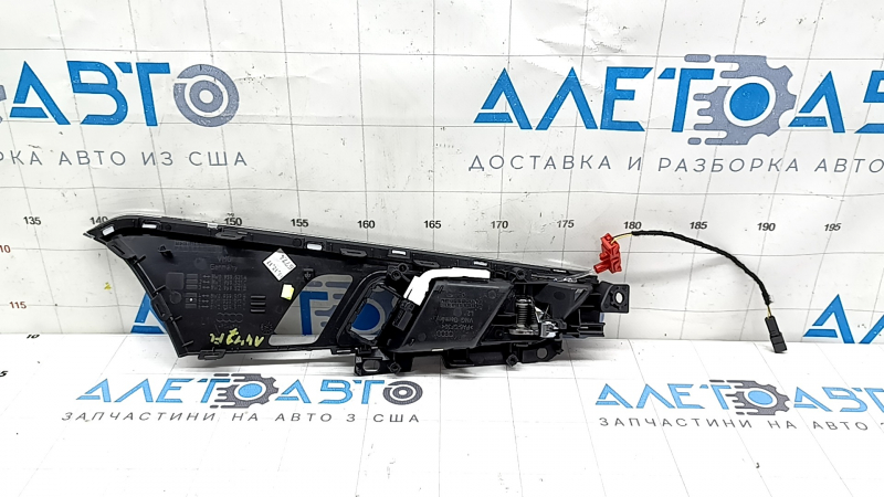 Ручка двери внутренняя передняя левая Audi A4 B9 17-25 с подсветкой, с накладкой