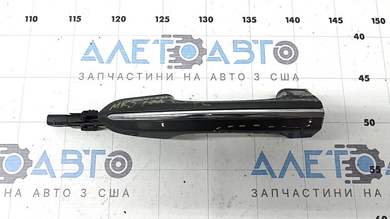 Ручка двери внешняя передняя левая Ford Fusion mk5 13-19 keyless с хромом, царапины