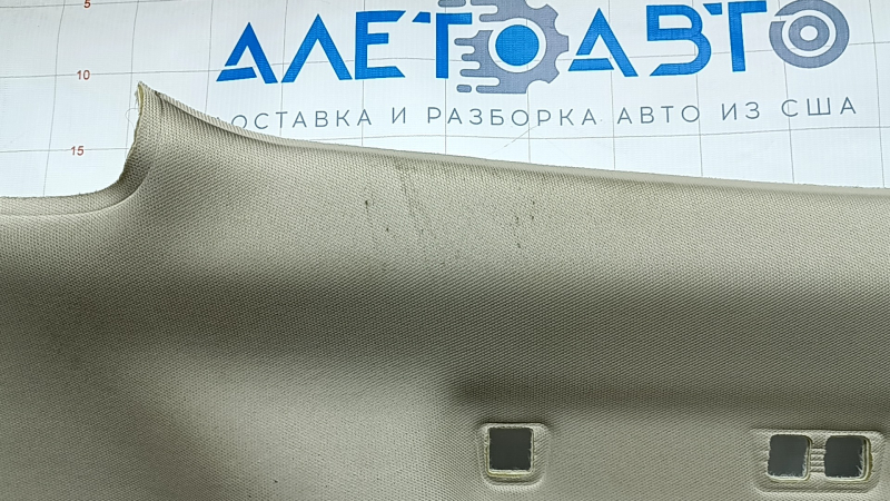 Обшивка потолка Ford Fusion mk5 17-17 серая, под люк, надлом, под чистку