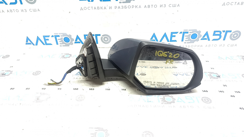 Зеркало боковое правое в сборе Hyundai Ioniq 5 22-26 поворотник, 10 пинов, подогрев, автоскладывание, BSM, зеленый M9U
