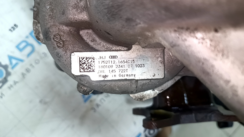 Турбина Audi A4 B9 17-21 2.0T 134к с трубками охлаждения