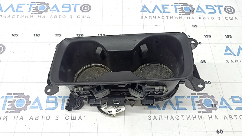 Подстаканники центральной консоли Ford Fusion mk5 17-20 черный с подсветкой