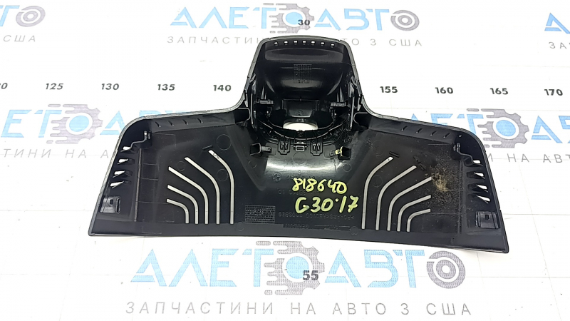 Накладка зеркала внутрисалонного BMW 5 G30 17-23 черная, под камеру, задиры, сломано крепление