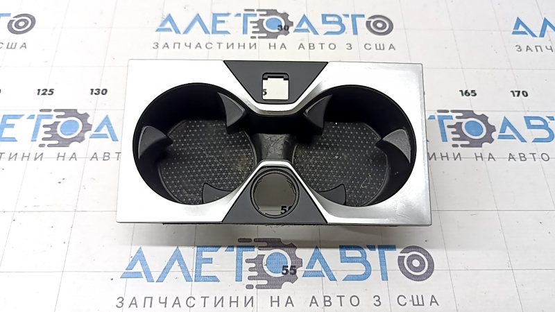 Подстаканники центральной консоли передние BMW X7 G07 19-22 черный с хром, потерт